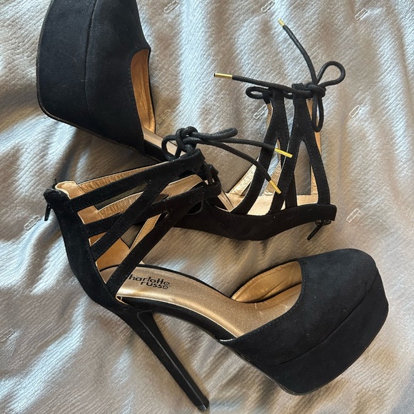 Charlotte Russe - Black Platform Heel - Size 7 - Picture 3 of 7